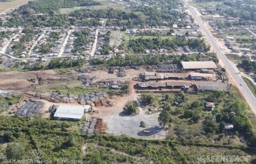 Rainbow Trading Sawmill in Para State, Brazil